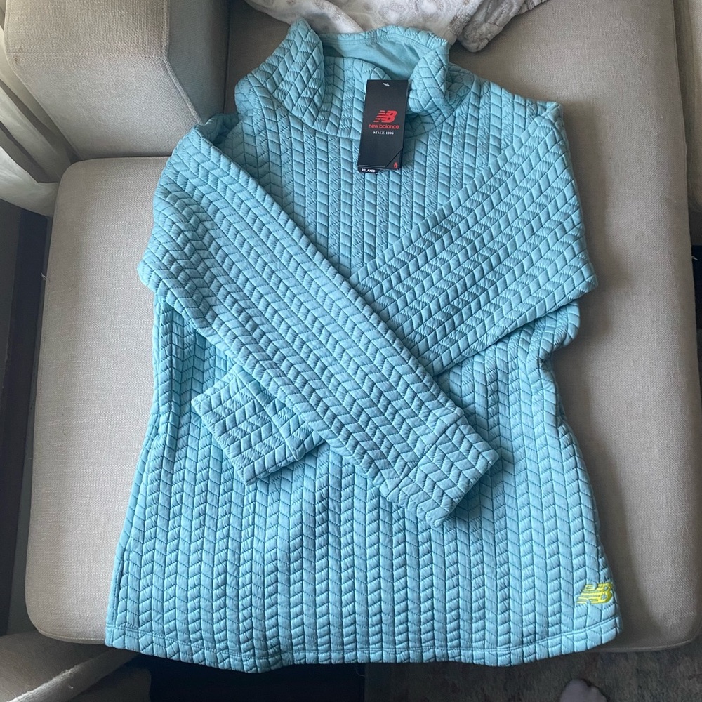 NWT New Balance Quilted Pullover